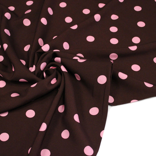Tissu Viscose fluide à pois : nombreuses couleurs – STANDARD 100 OEKO-TEX - tissuspipi.com