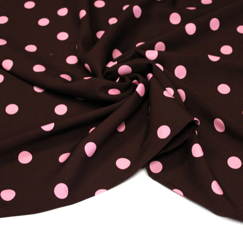Tissu Viscose fluide à pois : nombreuses couleurs – STANDARD 100 OEKO-TEX - tissuspipi.com