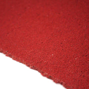 Tissu lainage tweed rouge faux - uni - Fabrication française - tissuspipi.com