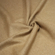 Tissu lainage tweed ocre faux - uni - Fabrication française - tissuspipi.com