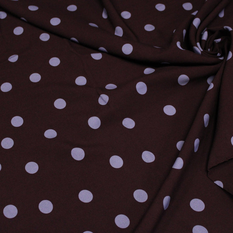 Tissu Viscose fluide à pois : nombreuses couleurs – STANDARD 100 OEKO-TEX - tissuspipi.com
