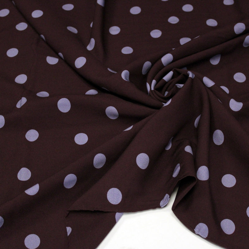 Tissu Viscose fluide à pois : nombreuses couleurs – STANDARD 100 OEKO-TEX - tissuspipi.com