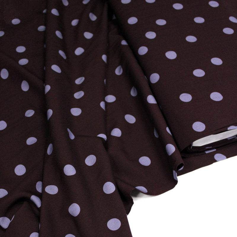 Tissu Viscose fluide à pois : nombreuses couleurs – STANDARD 100 OEKO-TEX - tissuspipi.com