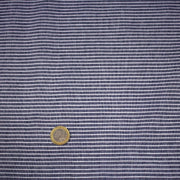 Tissu Chambray coton rayé : 4 couleurs dispo ! Marine, ciel, gris, noir - tissuspipi.com