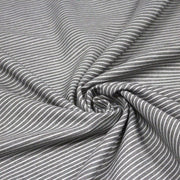 Tissu Chambray coton rayé : 4 couleurs dispo ! Marine, ciel, gris, noir - tissuspipi.com