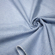 Tissu Chambray coton rayé : 4 couleurs dispo ! Marine, ciel, gris, noir - tissuspipi.com