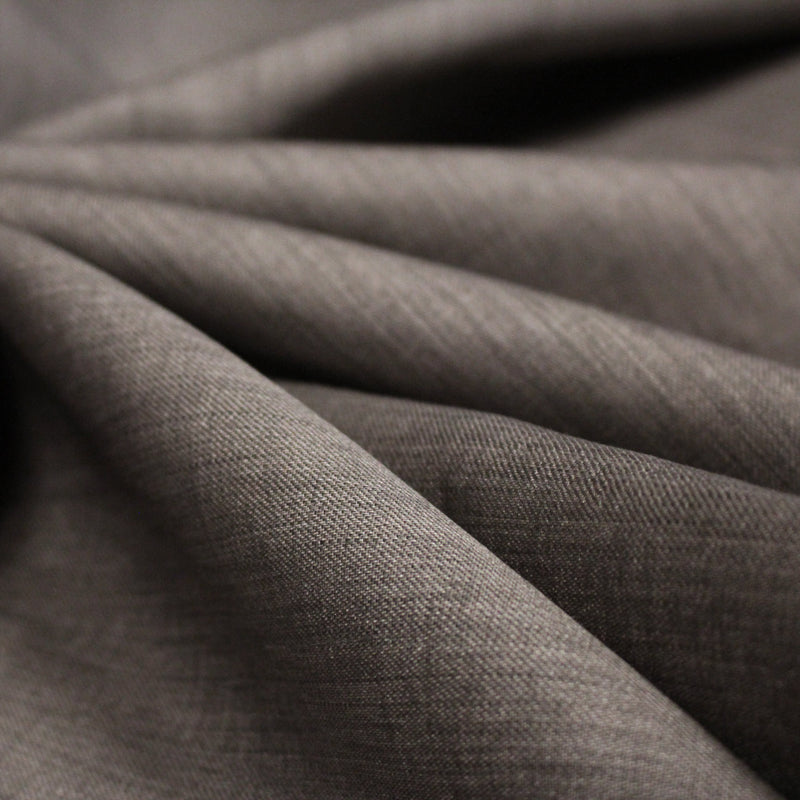 Tissu lin couleur naturel taupe - tissuspipi.com