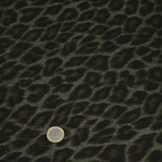 Tissu DENIM brut coton, imprimé motif léopard : trois couleurs dispo : noir / vert kaki / chocolat - tissuspipi.com