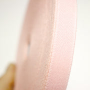 Ruban sergé de coton rose chair 15mm - Galette de 50 mètres - Fabrication française - tissuspipi.com
