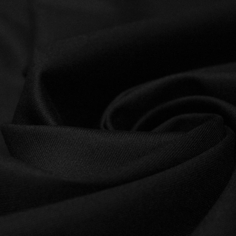 Tissu Draperie noire - Fabrication italienne - tissuspipi.com