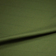 Tissu sergé lainage vert olive uni - Fabrication française - tissuspipi.com