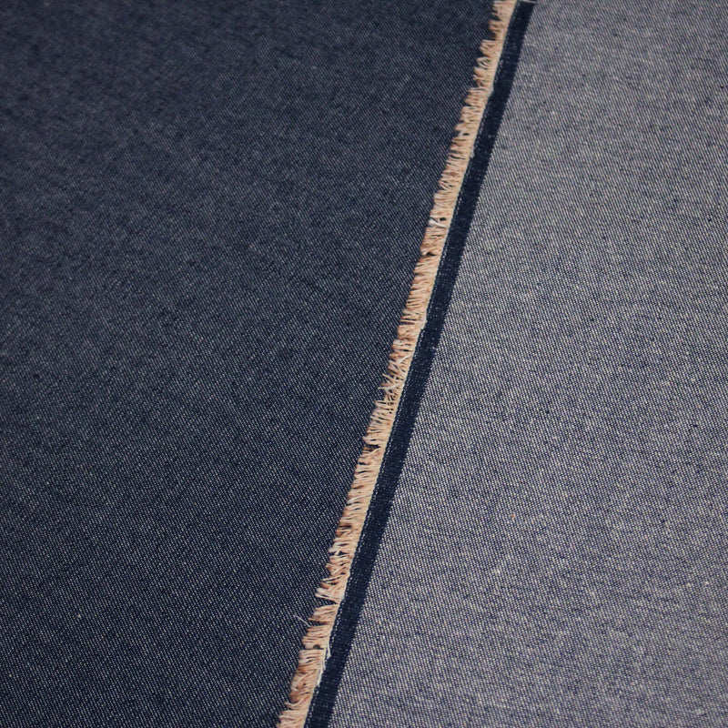 Tissu DENIM toile sergé fin bleu Blue jean - tissuspipi.com