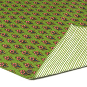 Tissu matelassé coton indien, motif traditionnel floral : nombreuses couleurs et fleuris au choix! - tissuspipi.com