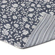 Tissu matelassé coton indien, motif traditionnel floral : nombreuses couleurs et fleuris au choix! - tissuspipi.com