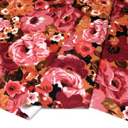 Tissu gabardine coton imprimée fleuri Vintage : tons estivaux ou tons automnaux - OEKO-TEX STANDARD 100 - tissuspipi.com