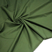 Tissu popeline de coton vert mousse uni - COLLECTION LES BASIQUES - tissuspipi.com