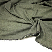 Tissu lainage faux - uni vert amande & noir - Fabrication italienne - tissuspipi.com