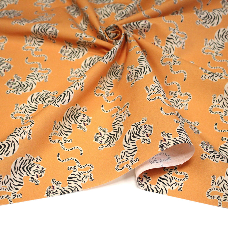 Tissu cotonnade TIGRUS BENGALIS, nombreuses couleurs - OEKO - TEX STANDARD 100 - STUDIO ALBERTUS - tissuspipi.com