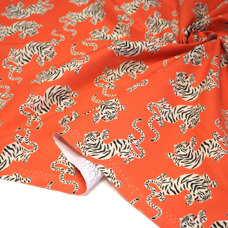 Tissu cotonnade TIGRUS BENGALIS, nombreuses couleurs - OEKO - TEX STANDARD 100 - STUDIO ALBERTUS - tissuspipi.com