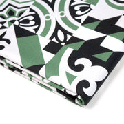 Tissu gabardine coton imprimée motif carreaux de faïence azulejos modernes, trois couleurs dispos - STANDARD 100 OEKO - TEX - tissuspipi.com