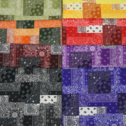 Tissu gabardine coton imprimée motif BANDANA paisley : nombreuses couleurs ! - OEKO-TEX STANDARD 100 - tissuspipi.com