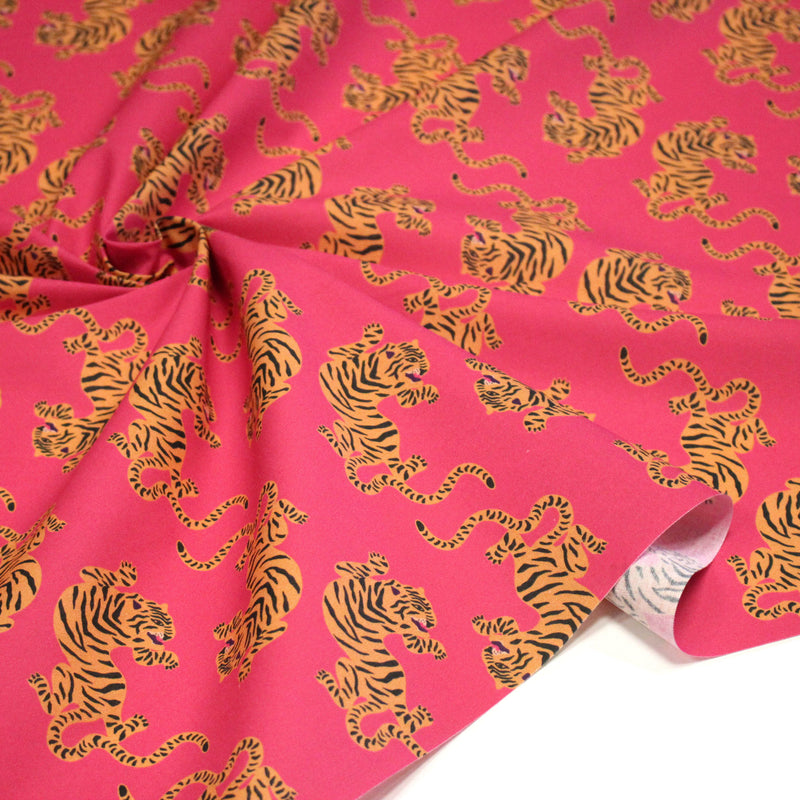 Tissu cotonnade TIGRUS BENGALIS, nombreuses couleurs - OEKO - TEX STANDARD 100 - STUDIO ALBERTUS - tissuspipi.com