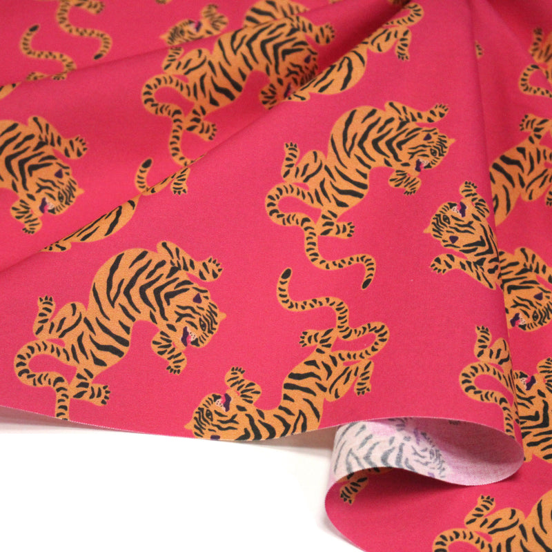 Tissu cotonnade TIGRUS BENGALIS, nombreuses couleurs - OEKO - TEX STANDARD 100 - STUDIO ALBERTUS - tissuspipi.com