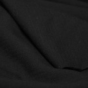 Tissu polylaine tissé chevrons noir - Fabrication française - tissuspipi.com