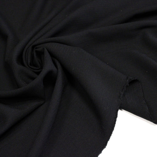 Tissu polylaine tissé chevrons noir - Fabrication française - tissuspipi.com
