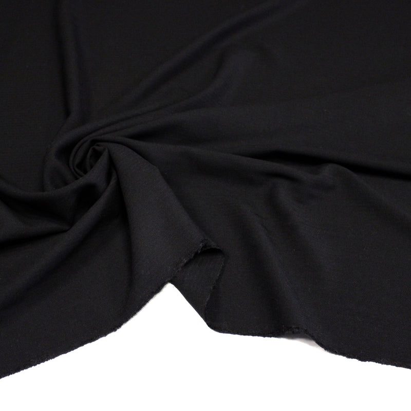 Tissu polylaine tissé chevrons noir - Fabrication française - tissuspipi.com