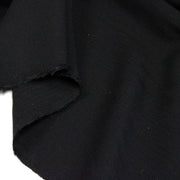 Tissu polylaine tissé chevrons noir - Fabrication française - tissuspipi.com