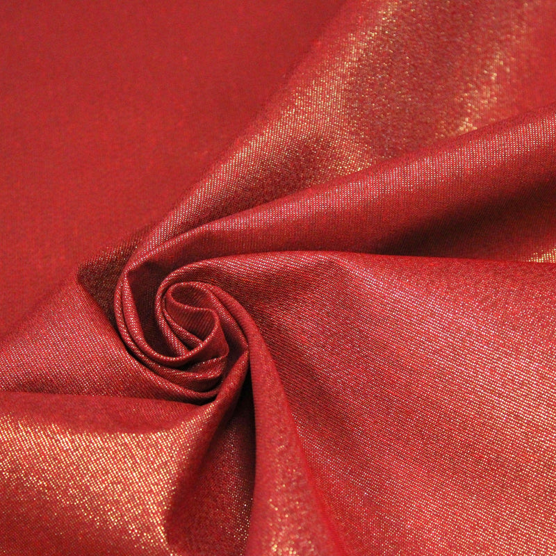 Tissu LUREX DE NOËL : rouge or, vertor , blanc argent, écru or - Petite et grande largeur ! - tissuspipi.com