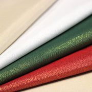 Tissu LUREX DE NOËL : rouge or, vertor , blanc argent, écru or - Petite et grande largeur ! - tissuspipi.com