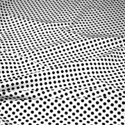 Tissu coton blanc à pois noirs 6mm - COLLECTION POLKA DOT - tissuspipi.com