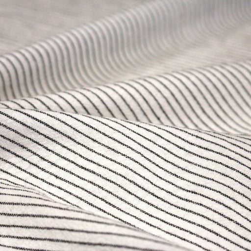 Tissu coton tissé rayé fines rayures : nombreuses couleurs - OEKO - TEX - tissuspipi.com