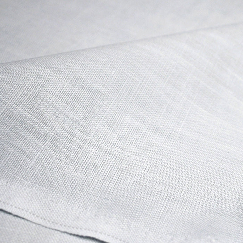 Tissu lin enduit : bleu de Jouy, gris blanc - OEKO - TEX - tissuspipi.com