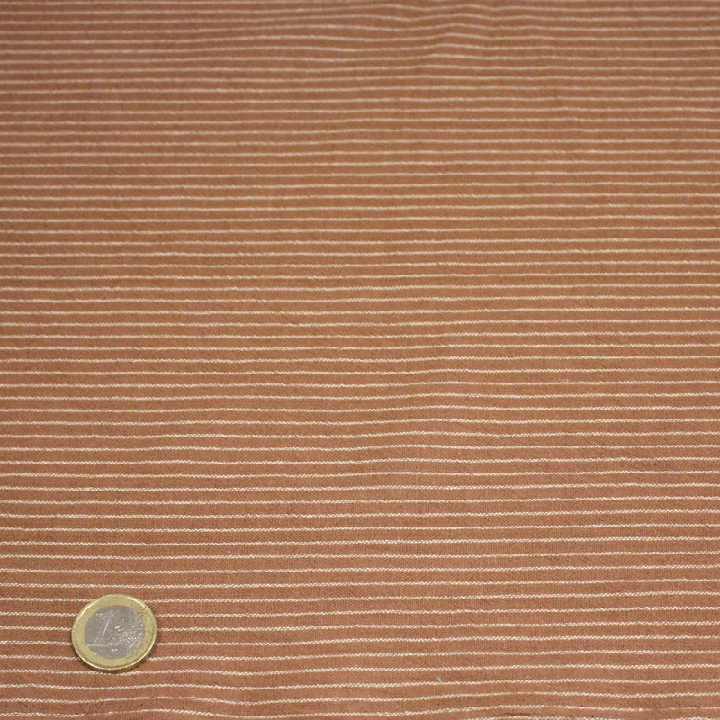 Tissu coton tissé rayé fines rayures : nombreuses couleurs - OEKO - TEX - tissuspipi.com