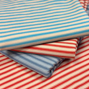 Tissu toile à matelas rayée 100% coton : nombreuses couleurs - COLLECTION CARNAC - tissuspipi.com
