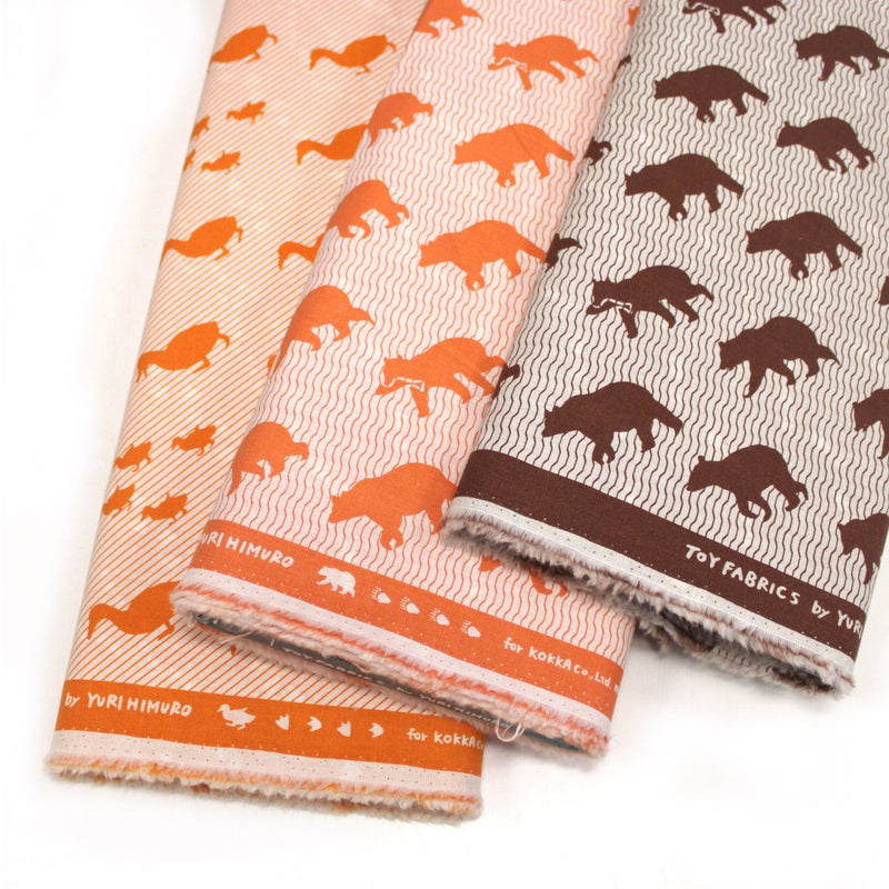 Lot de tissus japonais TOY FABRICS BY YURI HIMURO - Fabrication japonaise - tissuspipi.com