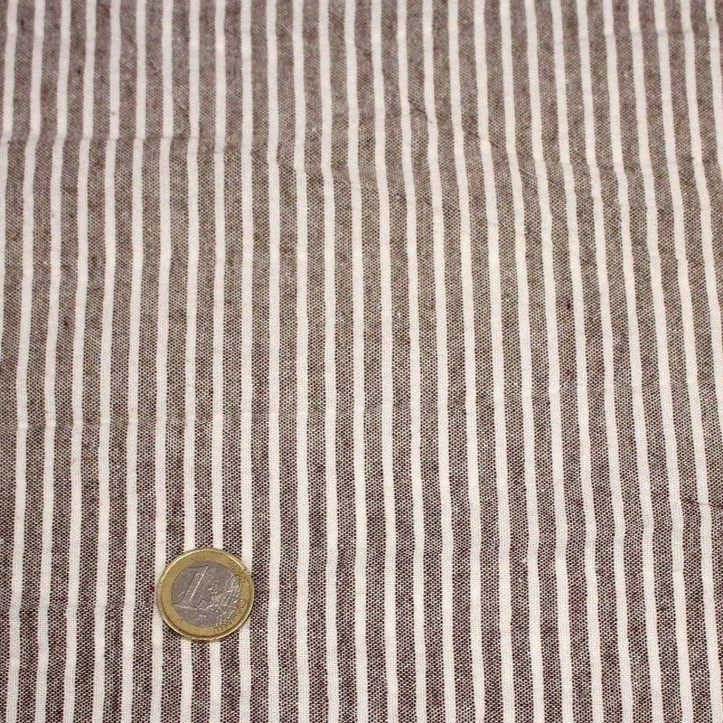 Tissu coton tissé rayé 5mm : nombreuses couleurs ! OEKO - TEX - tissuspipi.com
