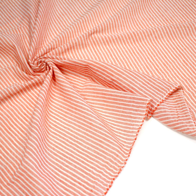 Tissu coton tissé rayé 5mm : nombreuses couleurs ! OEKO - TEX - tissuspipi.com