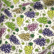 Tissu popeline coton Les grappes de raisin, collection SICILIA - tissuspipi.com