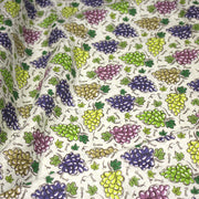 Tissu popeline coton Les grappes de raisin, collection SICILIA - tissuspipi.com