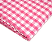 Tissu cotonnade VICHY rose fuchsia & blancs, carreaux 8mm - tissuspipi.com