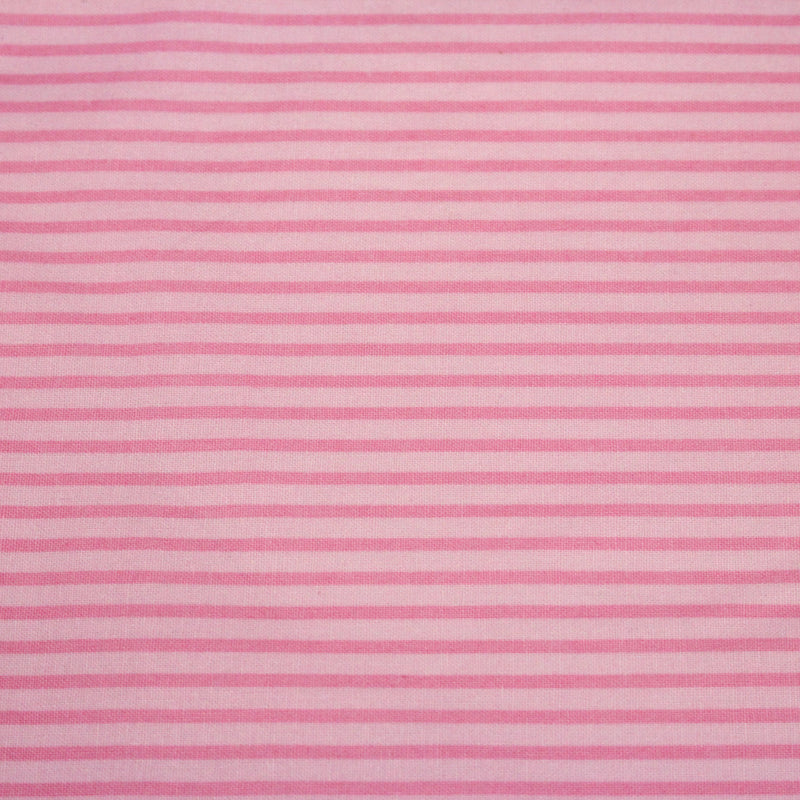 Tissu cotonnade aux rayures roses - tissuspipi.com