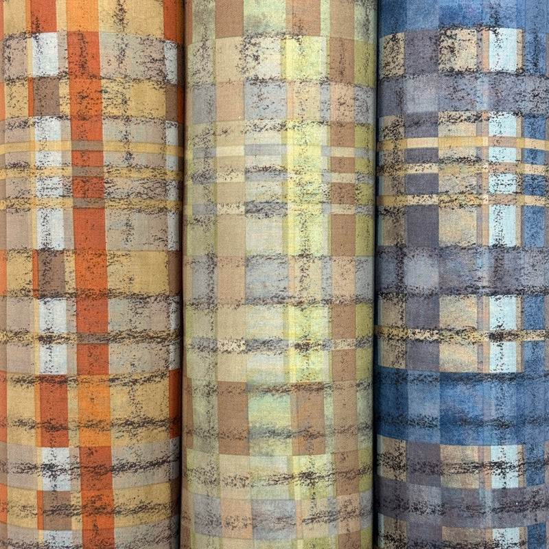 Tissu cotonnade motif PAPIER PEINT SEVENTIES : trois couleurs dispo - tissuspipi.com