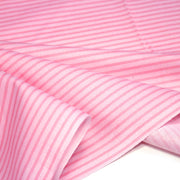 Tissu cotonnade aux rayures roses - tissuspipi.com