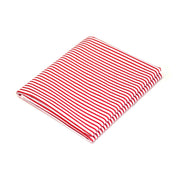 Tissu cotonnade aux rayures rouges et blanches - tissuspipi.com