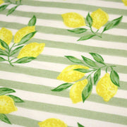 Tissu cotonnade RAYURES et CITRONS : 3 couleurs disponibles - COLLECTION SICILIA - OEKO - TEX STANDARD 100 - tissuspipi.com