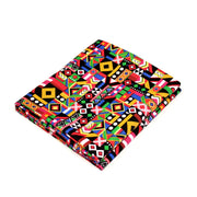 Tissu cotonnade motif WAX géométrique très coloré - OEKO - TEX STANDARD 100 - tissuspipi.com